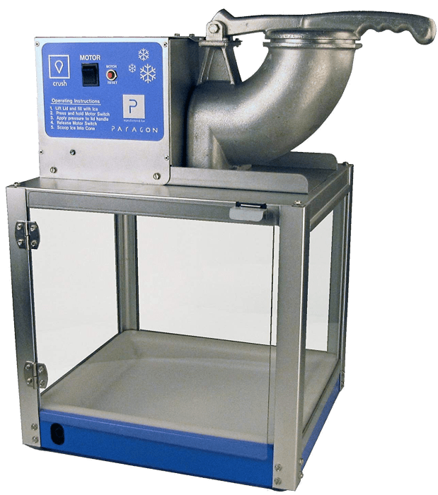 Paragon Simply-A-Blast SNO-Kegelmaschine für professionelle Konzessionäre, die kommerzielle Hochleistungs-Schneekegelausrüstung benötigen