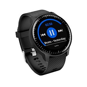 Garmin vívoactive 3 Music GPS-Fitness-Smartwatch – Musikplayer, Garmin Pay, vorinstallierte Sport-Apps