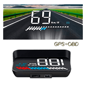 iKiKin Auto HUD GPS Head Up Display für alle Autos und LKWs,